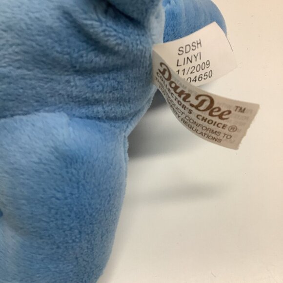 Dan Dee Blue/Colored Swirls Bunny Rabbit - Collectors Choice Preloved - Picture 5 of 5
